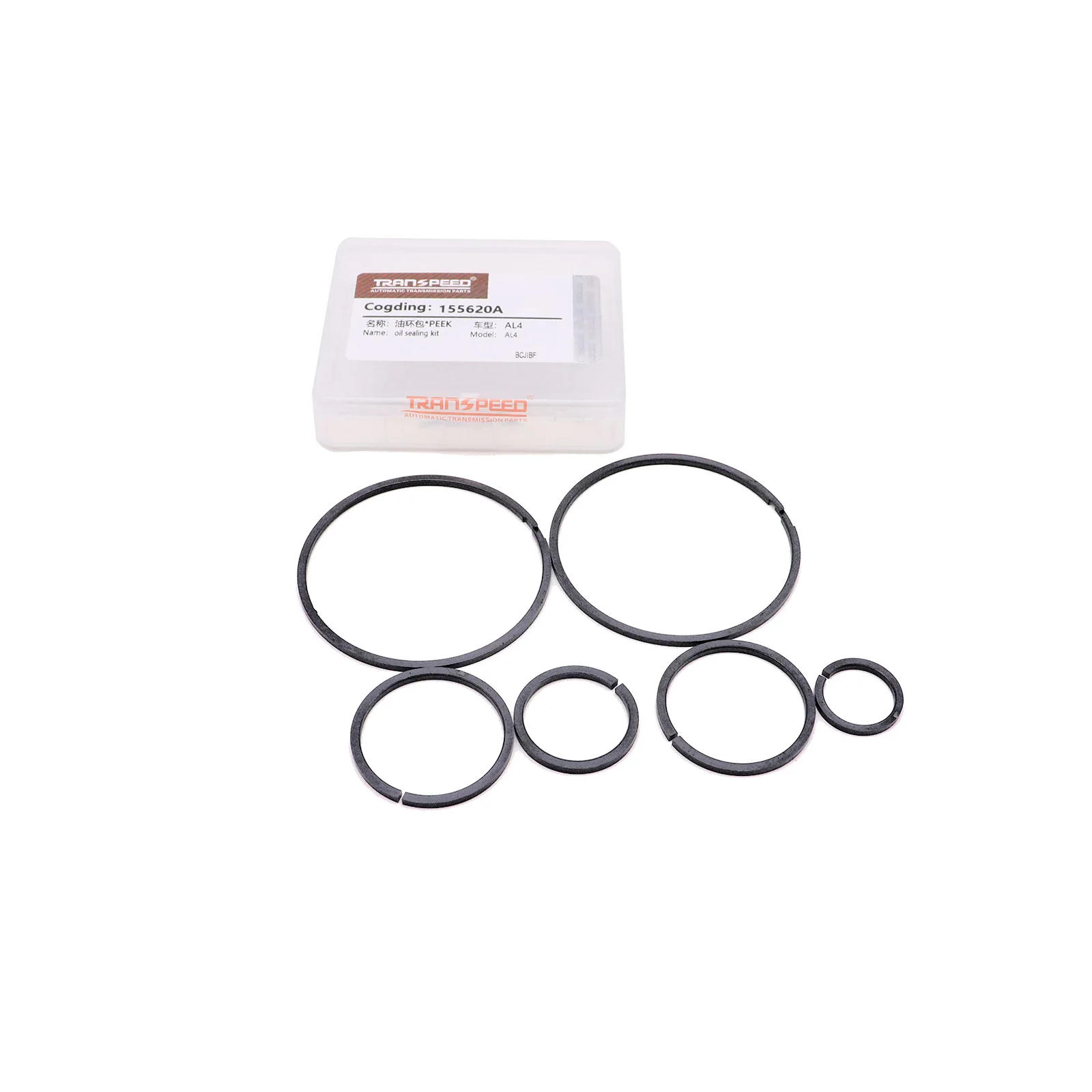 TRANSPEED 6PCS AL4 DPO Automatic Transmission Oil Seal Rings Kit For Peugeot 206 207 307 40 Citroen Renault Car Accessories-animated-img