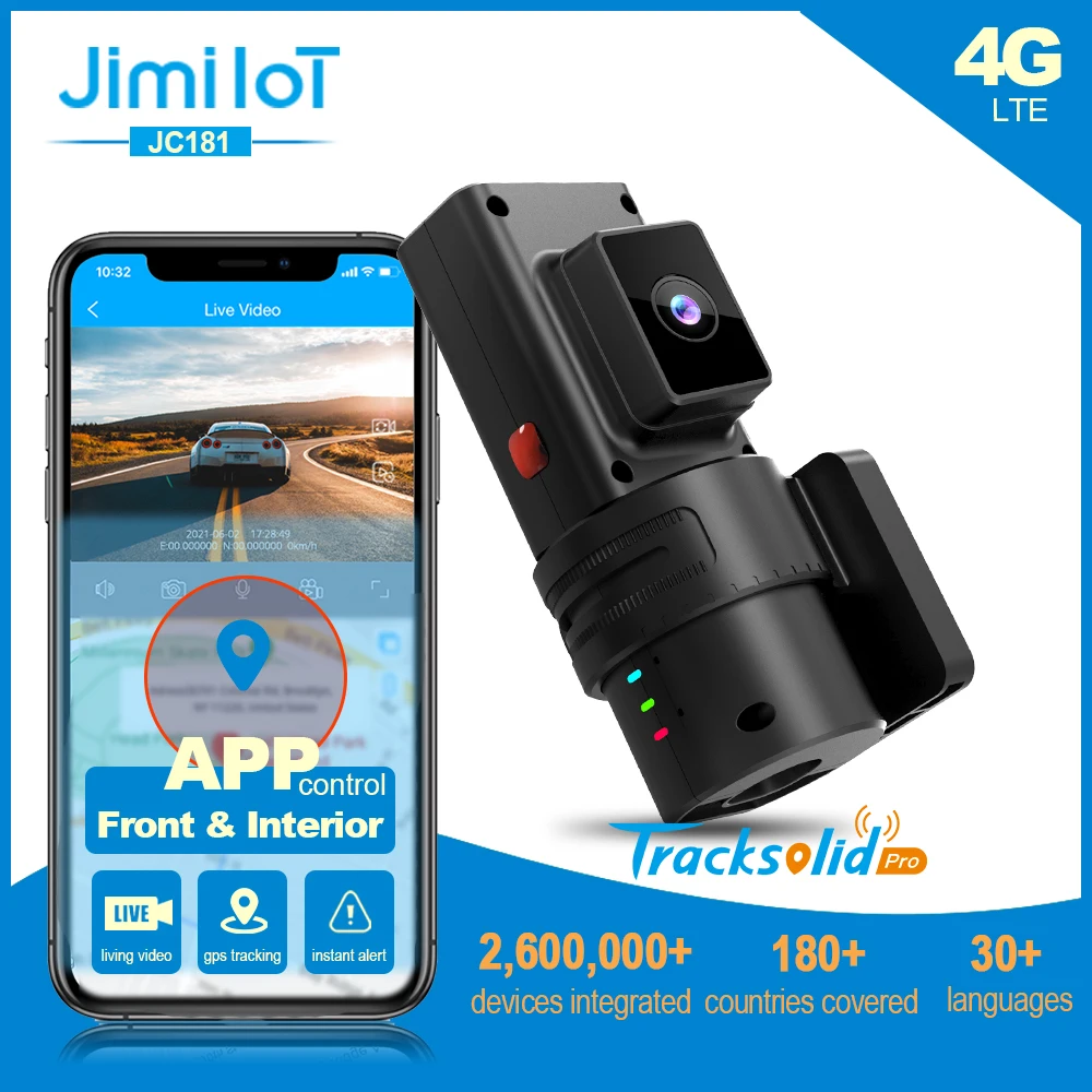 JIMIIOT JC181 Mini 4G&WIFI Dual Dash Cam For Vehicle Rotatable Car Camera 1080P GPS Video monitor Remote Fuel Cut off-animated-img