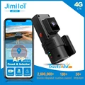 Jimiiot JC181 מיני 4G &WIFI מצלמת דש כפולה לרכב מסתובב מצלמת רכב 1080p GPS צג וידאו ניתוק דלק מרחוק