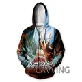 New Fashion  3D Print  Rhapsody Rock  Zipper Hoodies Zip Up Hooded Sweatshirts Harajuku Hoodie Hip Hop Sweatshirts  Z01 preview-2