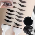 Black Eyeliner Stamp for Beginner DIY Eye Liner Extension Stamps Eyelash Seal Waterproof Eyes Makeup Long Lasting Eye Template