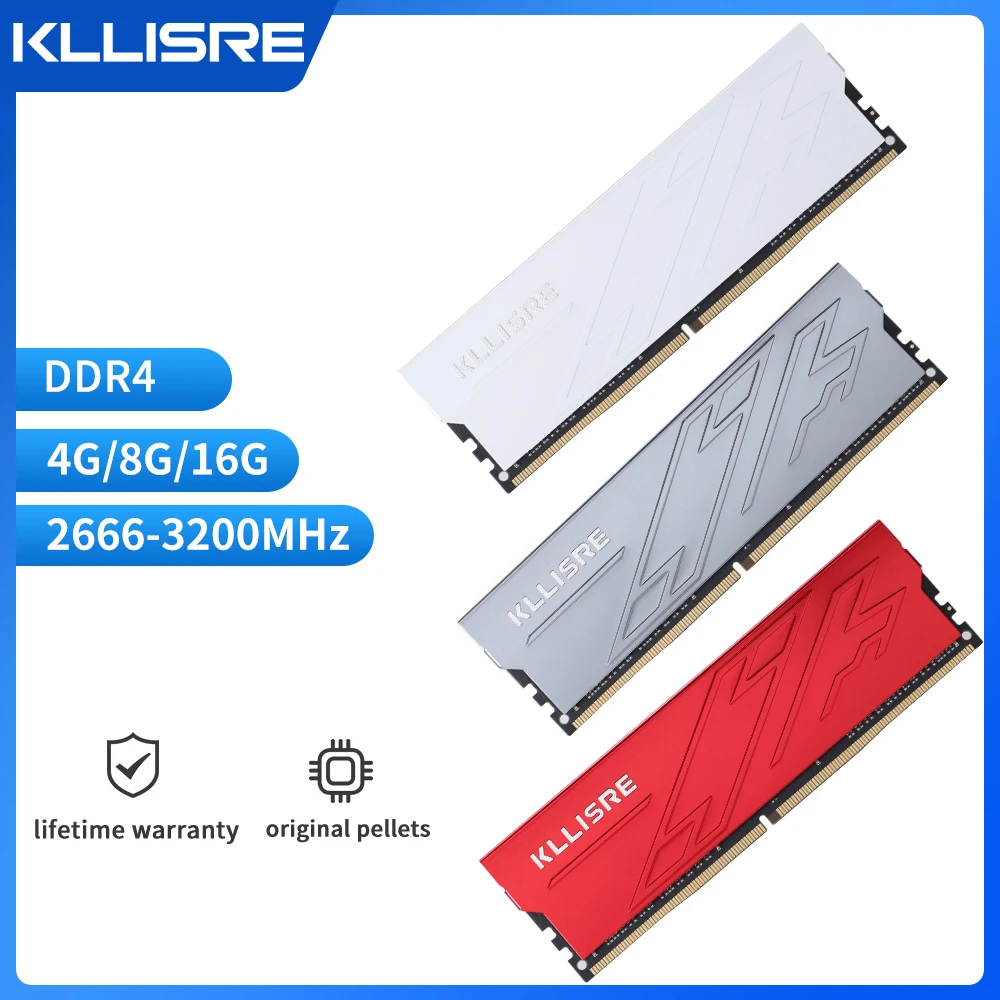 Kllisre DDR4 RAM 8GB 16GB 2666 3200MHz DIMM Desktop Memory Support B660 H610 Motherboard-animated-img