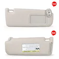 Beige 74310-06580, 74320-06610,74320-33F40 Car Sun Visor With Light Left Driver＆Right passenger Side For Toyota Camry 2012-2017 preview-5