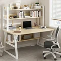 Desktop Computer Desks Student Study Desk Home Desk Bookshelf Integrated with Drawer Simple Modern Office Table Furniture D A