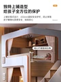 Simple small bunk bed Double children's floating bed high fence does not disturb the high and low child and mother combination b preview-4