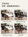 Rotary telescopic island table one acrylic open kitchen senior fall rock board guide table for home use preview-3