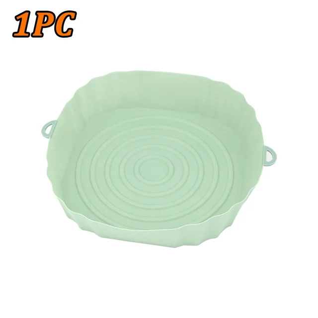 Air Fryer Oven Baking Tray Silicone Tray Fried Chicken Pizza Mat