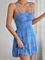 Womens Dresses Sexy Floral Backless Bandage Holiday Beach Dress Summer Fashion Red Short New In Dresses 2024 preview-4