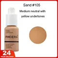 Phoera Foundation Whitening Matte Concealer Brighten Waterproof Oil-control Dark Circles Makeup Base Full Coverage Cosmetic preview-1