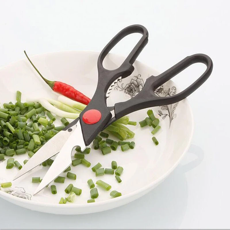 Multifunctional Kitchen Scissors Plastic Handle