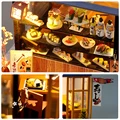 Casa Diy Wooden Miniature Doll House Small House Kit 3D Puzzle Assembly Building Toys With Furniture LED Lights Dollhouse Gifts preview-2