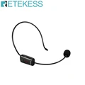 RETEKESS TR503 Wireless Microphone Condenser Headset Megaphone Radio Mic FM 87-108MHz For Loudspeaker Teaching Meeting Guide