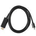 4K 1080P MiniDP to HDMI cable 4K 30Hz Thunderbolt Mini DP Male to HDMI HDTV Male adapter Converter cable For Macbook Pro mac preview-2