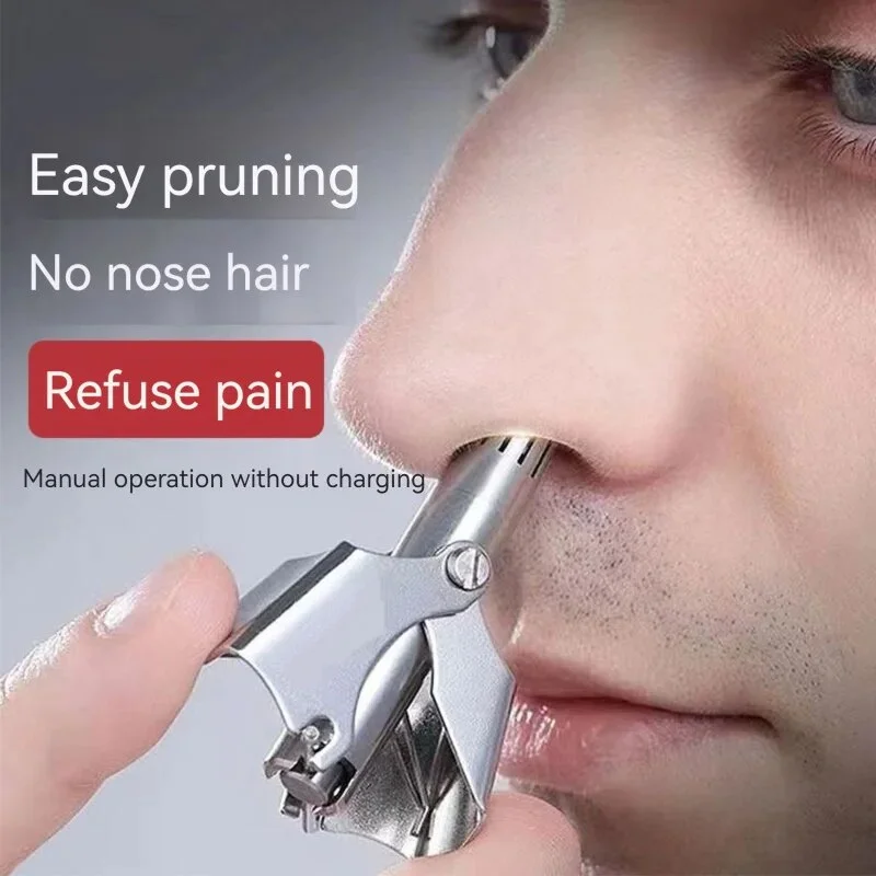 Portable Ear Hair Trimmer Cleaning Without Rusting Stainless Steel Nose Hair Trimming Men'S Portable Electric Shaver Low Noise