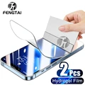 2Pcs Full Cover Hydrogel Film For iPhone 11 12 13 Pro Max Mini Screen Protector X XR XS 7 8 6 6S Plus SE 2020 Mobile Protective