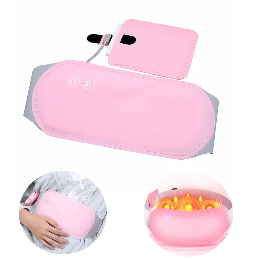 Купить Здоровье USB Electric Heating Waist Belt Warm Uterus Pain