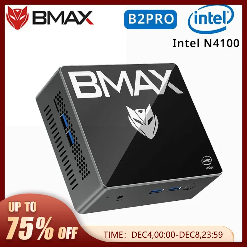 BMAX Mini PC B6POWER Intel Core I7-1060NG7 Windows 11 16GB RAM 1TB NVME SSD  NVME_2280x2