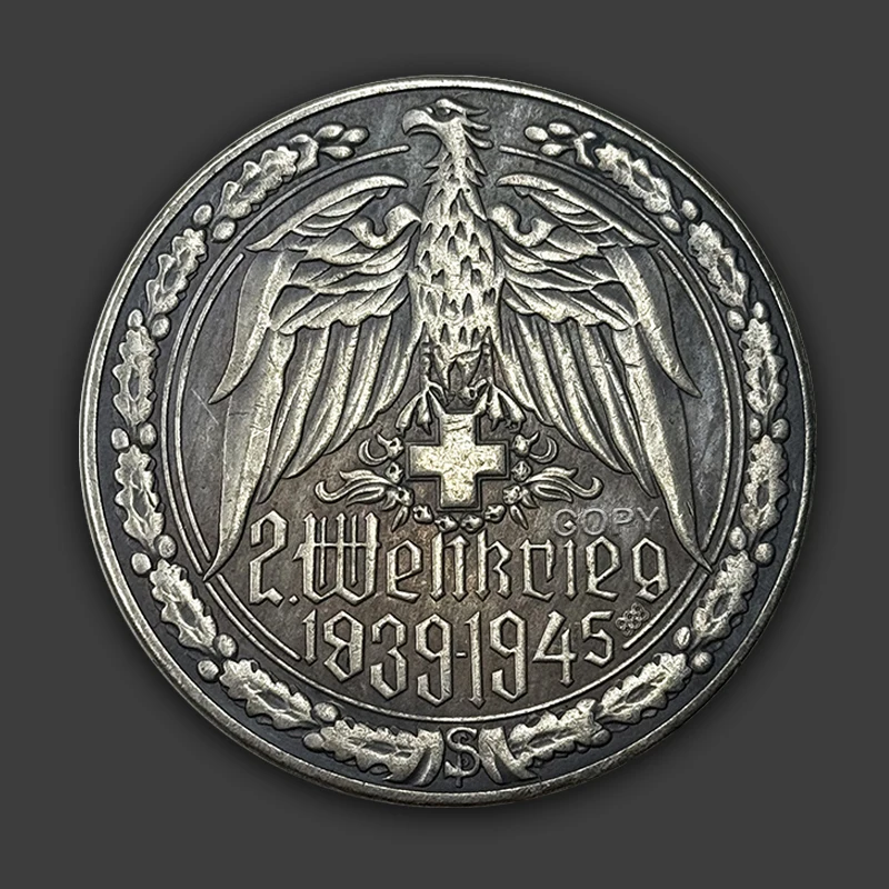 1939-1945 German Copy  Commemorative Coin Home Decoration Challenge Collection Medal-animated-img