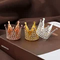 1pcs Mini Metal Crown For 1:12 Dollhouse Miniature Gold Sliver Bronze Mini Alloy Crown Model  Dolls Dollhouse Accessories preview-1