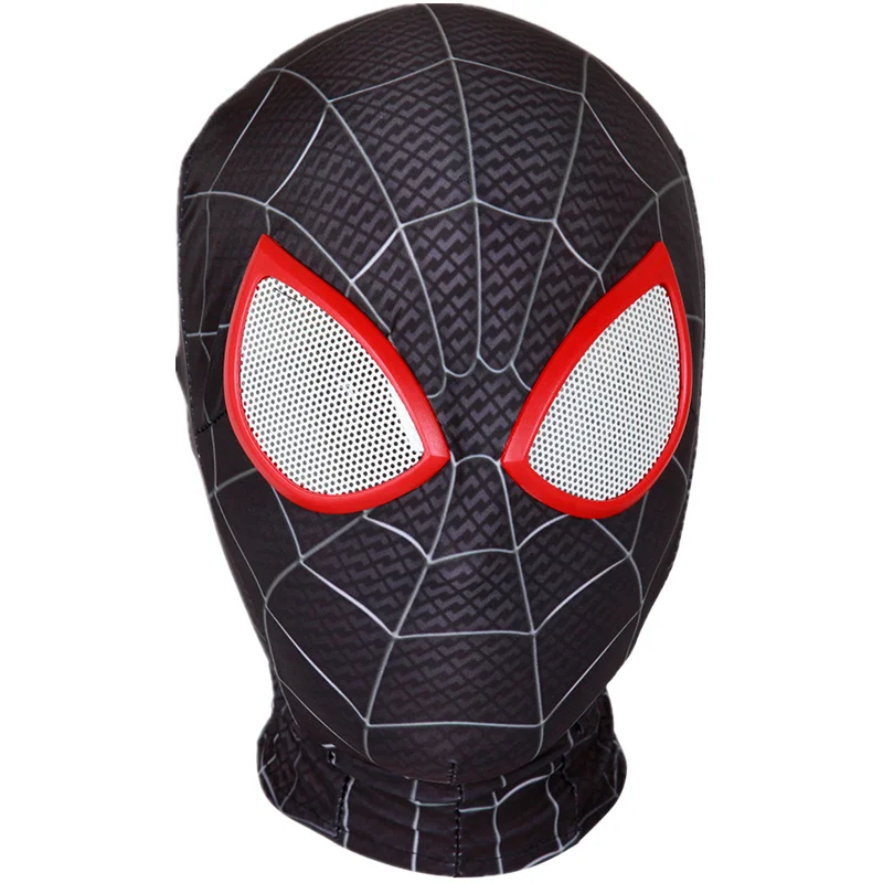 Αγορά Κοστούμια & αξεσουάρ  Miles Morales Masks Superhero Peter Parker  Raimi Spider Masks Man Lens Prop Face Mask Halloween Cosplay For Men  Halloween Party