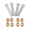 Car Door Hinge Pins Bushing Repair Assembly Kit Set High Strength Corrosion-resistant for Nissan Navarra 1997-2005 D22