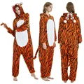 Panda Anime Cosplay Costumes Kids Animal Cartoon Jumpsuit for Adult Halloween Christmas Girls Boys Hooded Women Pajamas Onesies preview-2