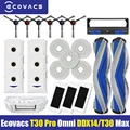 Ecovocs debot T30 pro Omni, yeedi m12 pro+ החלפת חלקי ואקום אביזרים צד רולר מברשת צד שקית אבק סמרטוט