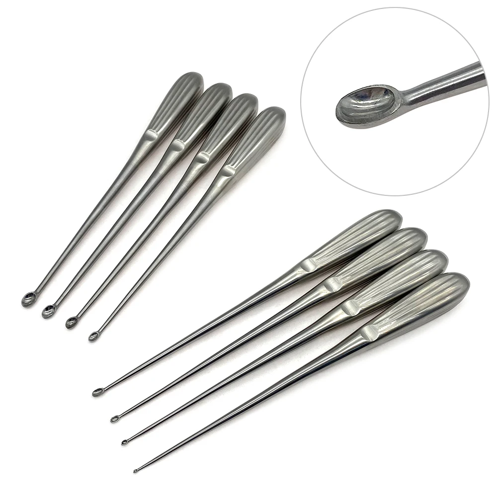 Bone Curette 1-7mm Orthopedics Surgical Instruments 1pc Stainless Steel-animated-img