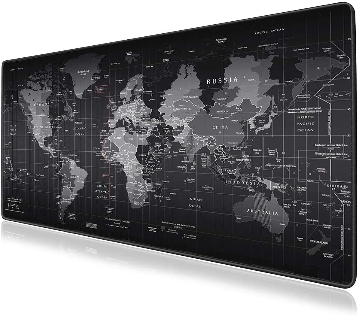 world map mouse pad xxl