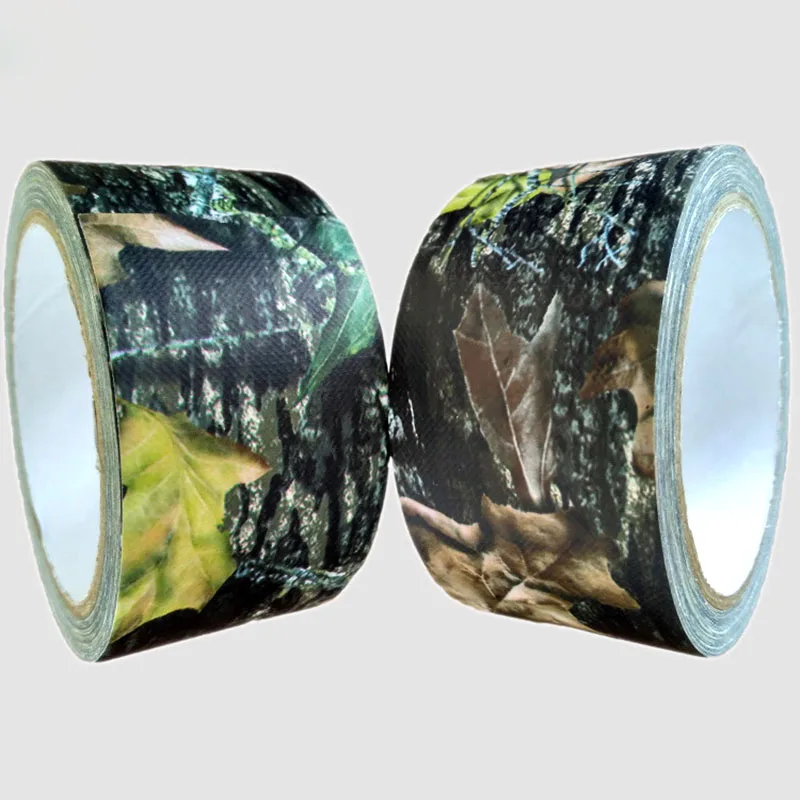 Camo Wrap Waterproof Dead Leaves Camo Cloth Tape Outdoor Camping Camouflage Stealth Tape Wrap Hunting Gun Accessories 10m-animated-img