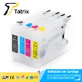 Tatrix LC12 LC17 LC71 LC73 LC75 LC1240 LC1280 Refillable Ink Cartidge For BROTHER MFC-J6510DW J6710 J6910DW J6710DW