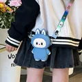 Labubu Cartoon Silicone Bag Coin Purse Children'S Outings Crossbody Accessories Birthday Gifts Travel Portable preview-3