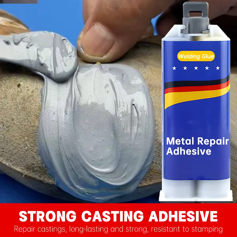 High Temperature Metal Repair Glue AB Glue Strong Cold Welding Glue Magic Plastic Repair Casting Adhesive Agent Weld Tools-animated-img