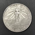 1906 Statue of Liberty $1 replica collectible commemorative coin, Torch Decoration Medal, European antique coin, Christmas gift preview-2