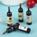 10Pcs 1/12 Dollhouse Miniature Mini Wine Bottle Set With Box Simulation Drinks Model Toys For Doll House Decoration Accessories preview-4