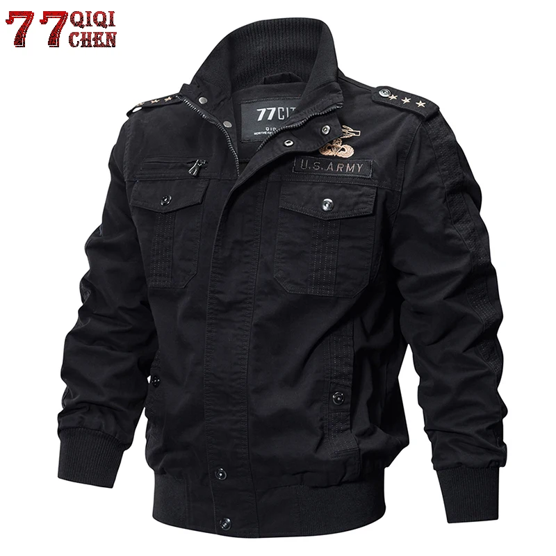 Cotton Jackets Plus Size 5XL Spring 