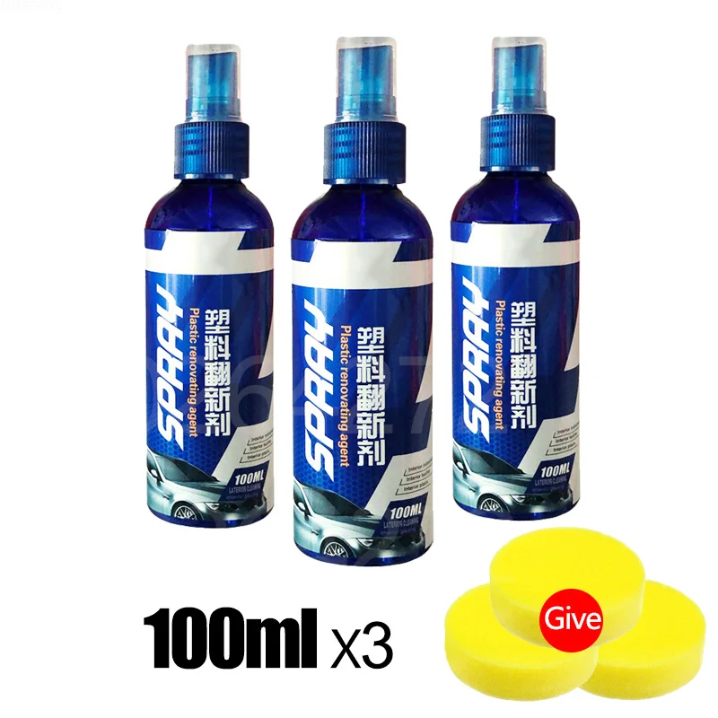 Car Plastic Restorer Back To Black Coating Auto Plastic Rubber