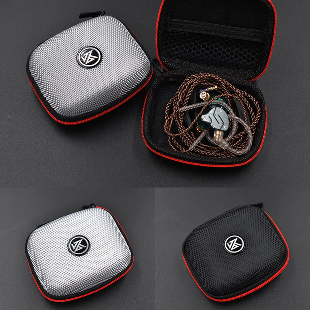 KZ Bluetooth-compatible Earphone Storage Bag EVA Portable Square Headset Box Earphones Storaging Case Organizer Accessories-animated-img