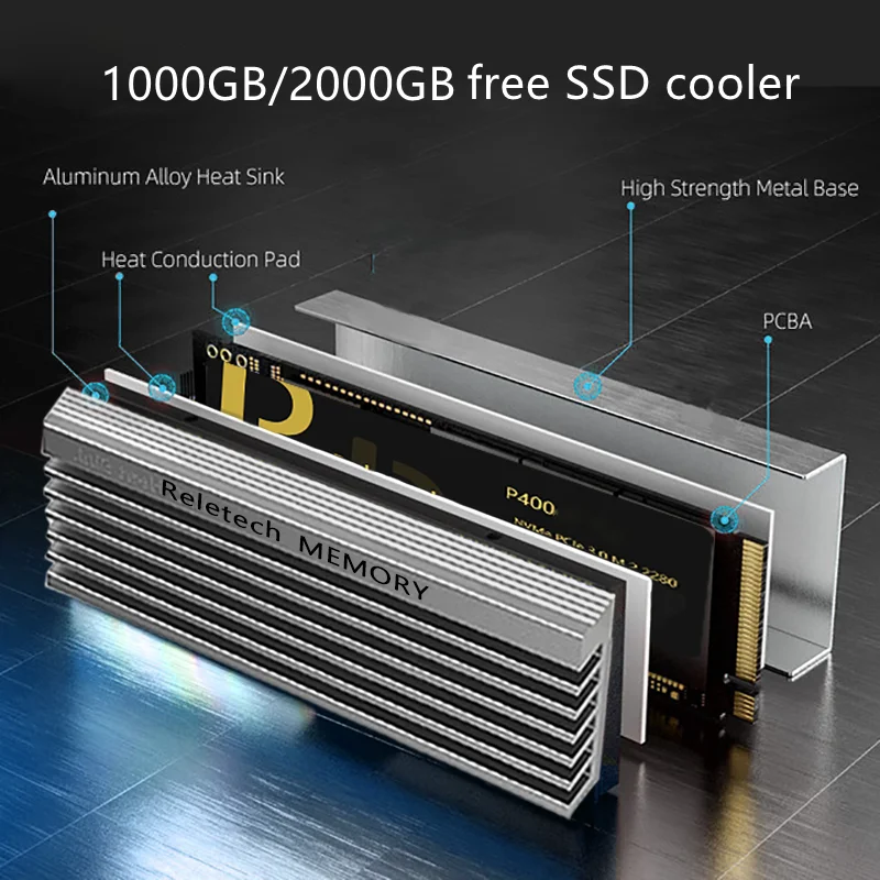 Купить Запоминающие устройства | Reletech P400 PCle ssd m.2 nvme 256gb ...