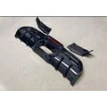 Carbon Fiber Rear Diffuser Lip Spoiler Led Brake Light Side Splitters Canards Flaps For BMW Mini Cooper F55 F56 F57 Acceaaories preview-3