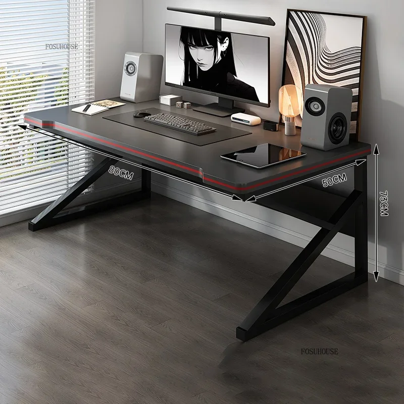 Simple Desktop Gaming Table Bedroom Office Computer Desks Simple Workbench Student Home Writing Study Tables Office Furniture BB-animated-img