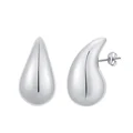 Andara 925 Sterling Silver Teardrop Earrings Eye-Catching Design Style Metal Texture 18k Gold Fashion Jewelry preview-3