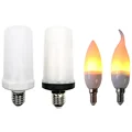 E27 Flame Lamps 9W 12W 85-265V 4 Modes 90/108LEDs Ampoule LED Flame Effect Light Bulb Flickering Emulation Fire Light dropship preview-1