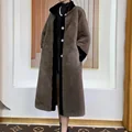 Trendy Thickened Mink Fur Jacket Women's 2023 Autumn/winter Elegant Socialite Style Warm Fashionable Cardigan preview-2