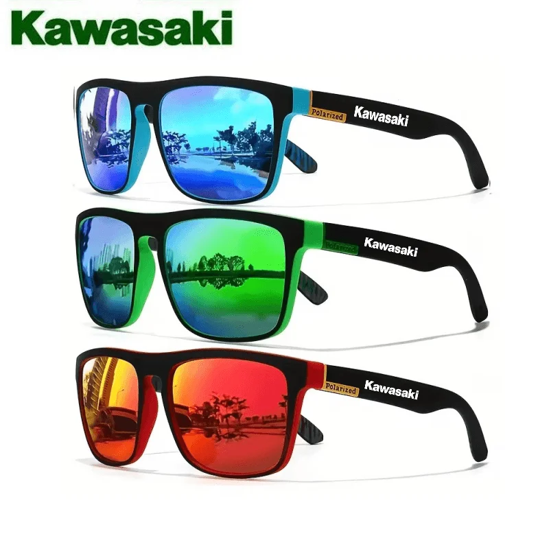 New Kawasaki Polarized Sunglasses for Men and Women Fashion Cycling Glasses Outdoor UV Protection HD Sunglasses UV400 Glasses-animated-img