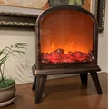 Nordic Simulation Electric Fireplaces Decoration Indoor Fake Stove Modern Home Decoration Room Ornaments Flame Atmosphere Lamp C