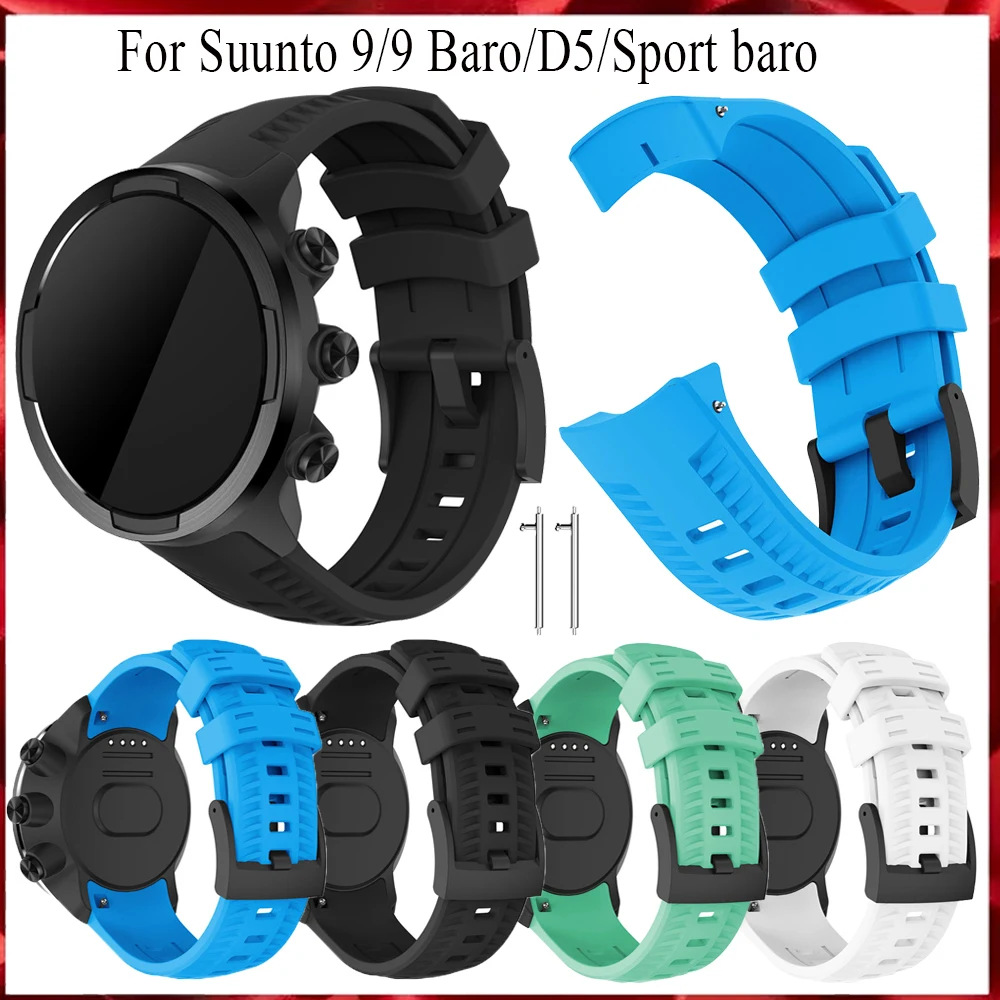 For SUUNTO 9 /Baro Smart Watch Band Replacement Sports Soft Silicone Wrist  Strap