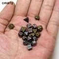 7pcs/set Metal Mini Archaized Party Board Game Dice Polyhedral Table Game Dice Role-Playing Dice Game Accessories