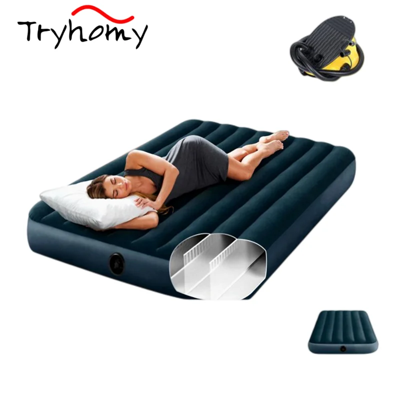 double inflatable air mattress