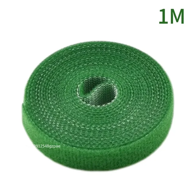 10/1M Nylon Plant Ties Plant Bandage Hook Tie Loop Adjustable Plant Support Reusable Fastener Tape for Home Garden Accessories-animated-img